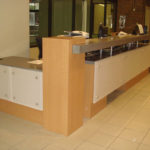 custom hotel reception desk maker and installer pinecrest fl